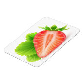 Aardbei half magneet (Linkerzijde)