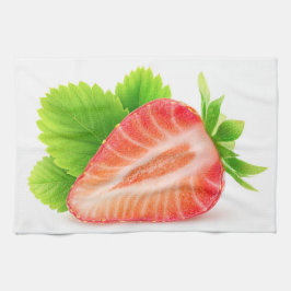 Aardbei half theedoek