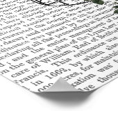 Aardbei Hare Poster (Hoek)