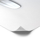 Aardbei — Hart Poster (Hoek)