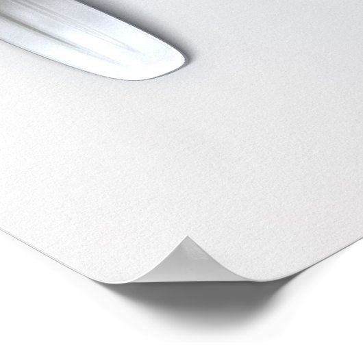 Aardbei — Hart Poster (Hoek)