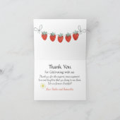 aardbei Hartelijk dank Kaart (Binnen)