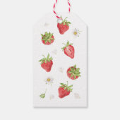 Aardbei Hartelijk Dank Voor Al Die Bessen Cadeaulabel (Achterkant)