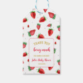 Aardbei Hartelijk dank voor Berry Cadeaulabel (Voorkant)