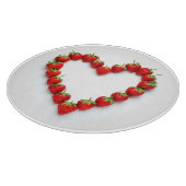 Aardbei Heart Snijplank (Hoek)