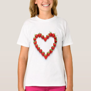 Aardbei Heart T-shirt