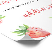 Aardbei - Help de Drukke Moeder-to-Be Poster (Hoek)