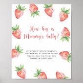 Aardbei - hoe groot is mama's buik spel poster (Voorkant)