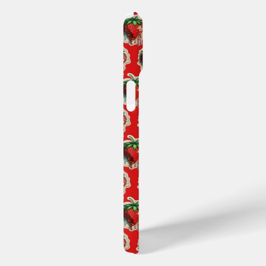 Aardbei-Hoesje-Mate iPhone-draagtas Case-Mate iPhone Case (Achterkant / Rechts)