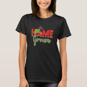 Aardbei Home Grown Summer Fruit Aardbeienfruit T-shirt
