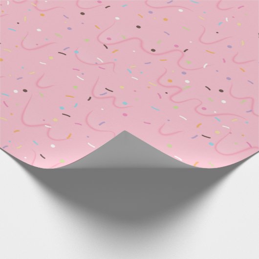 Aardbei Ice Cream Cadeaupapier (Hoek)