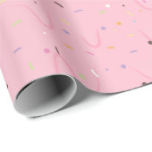 Aardbei Ice Cream Cadeaupapier (Rol Hoek)