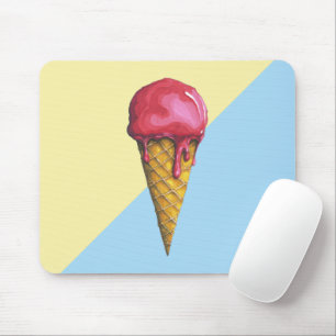 Aardbei Ice-crèmecone Muismat