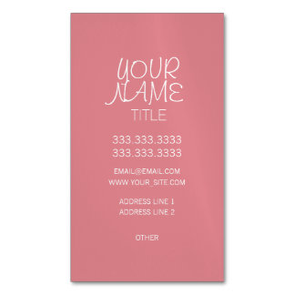 Aardbei Ice FreeHand Eenvoudig Visitekaartje Magneet