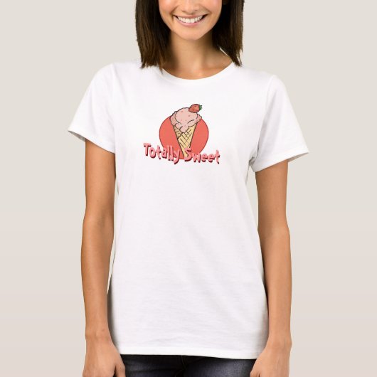 Aardbei Icecream Shirt (Voorkant)
