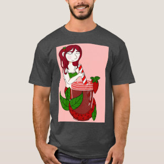 Aardbei Iced Tea Mermaid T-shirt
