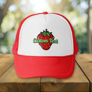 Aardbei Icon Trucker Hoed Pet