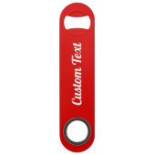 Aardbei Icoon Balk Sleutel Speed Flessenopener (Achterkant)