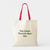 Aardbei Icoon Boodschappentas Tote Bag (Achterkant)