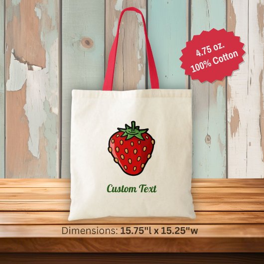 Aardbei Icoon Boodschappentas Tote Bag