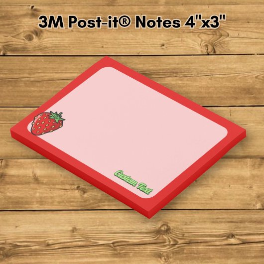 Aardbei Icoon Notities Post-it® Notes