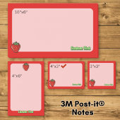 Aardbei Icoon Notities Post-it® Notes