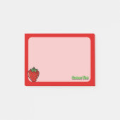 Aardbei Icoon Notities Post-it® Notes (Voorkant)