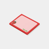 Aardbei Icoon Notities Post-it® Notes (Schuin)
