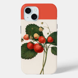aardbei in Boston Pine iPhone 15 Case