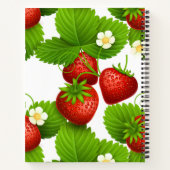 Aardbei in de tuin notitieboek (Achterkant)