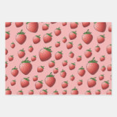 Aardbei Inpakpapier Vel (Voorkant 2)