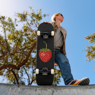 aardbei is de vrucht van de liefde persoonlijk skateboard