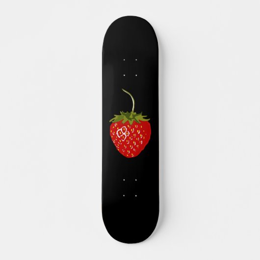 aardbei is de vrucht van de liefde persoonlijk skateboard (Voorkant)