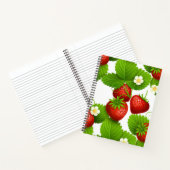 Aardbei is in de tuin notitieboek (Binnen)