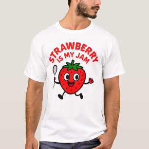 Aardbei is mijn jam T-shirt