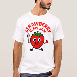 Aardbei is mijn jam T-shirt