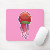 Aardbei Jellyfish Muismat (Met muis)