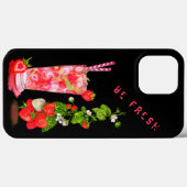 Aardbei Juice Cool Drink Case-Mate iPhone Case (Achterkant (horizontaal))