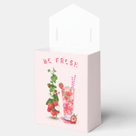 Aardbei Juice Cool Drink Fruits Favor Box Bedankdoosjes