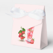 Aardbei Juice Cool Drink Fruits Favor Box Bedankdoosjes (Voorkant Zijde)
