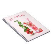 Aardbei Juice Cool Drink Fruits Notitieboek (Rechterzijde)