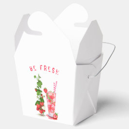 Aardbei Juice Cool Drink Party Favor Box Bedankdoosjes