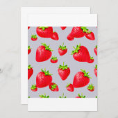 aardbei kaart (Voorkant / Achterkant)