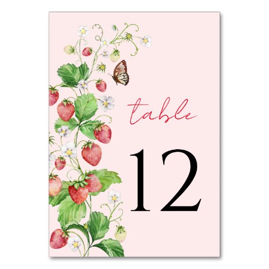 Aardbei Kaart (Voorkant)