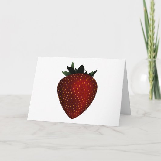 aardbei kaart (Voorkant)