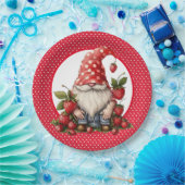 Aardbei Kabouter Papieren Bord (Feest)