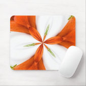 aardbei kaleidoscope mousepad muismat (Met muis)