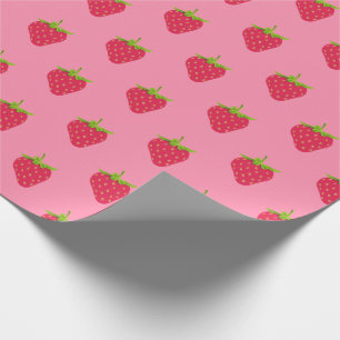Aardbei Kawaii esthetische tropische bessen fruit Cadeaupapier