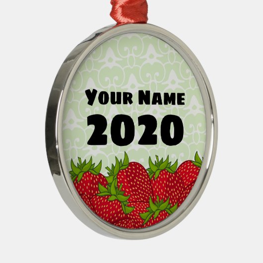 Aardbei Keepomwille Ornament (Rechts)