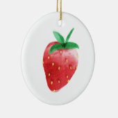 Aardbei Keramisch Ornament (Rechts)